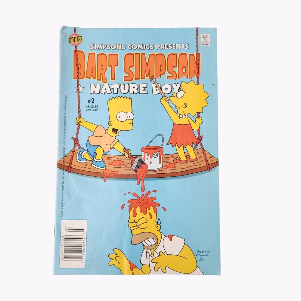 Bongo Simpsons Bart Simpson Nature Boy #2 Comic Book Collector Bagged Boarded